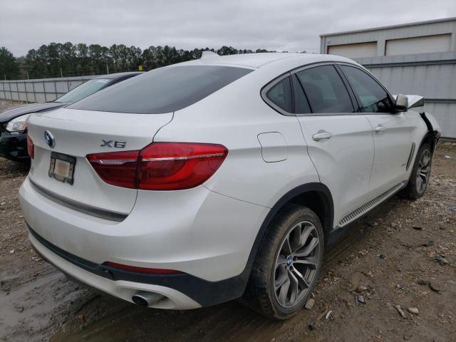 5UXKU0C56G0F93492 - 2016 BMW X6 SDRIVE3 WHITE photo 4