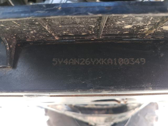 5Y4AN26YXKA100349 - 2019 YAMAHA YXE850 CHARCOAL photo 10