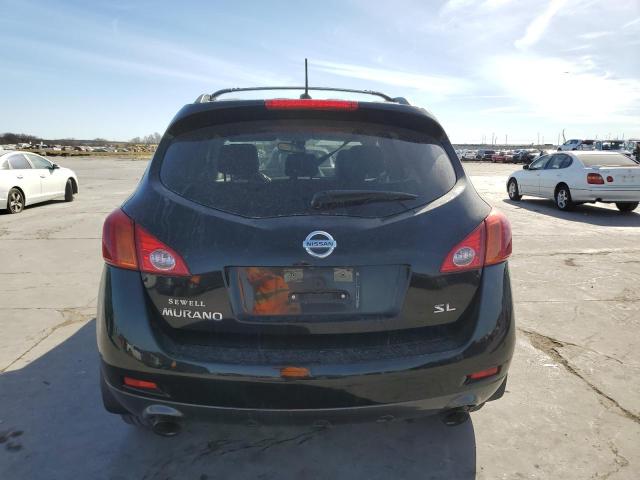 JN8AZ18U79W007811 - 2009 NISSAN MURANO BLACK photo 6