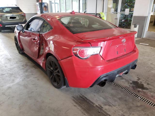 JF1ZNAA18D2700807 - 2013 TOYOTA SCION FR-S RED photo 3