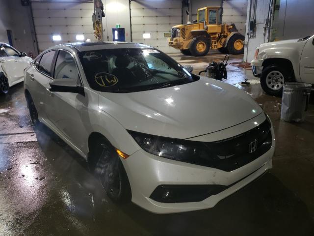 2HGFC2F84LH009876 - 2020 HONDA CIVIC SPOR WHITE photo 1