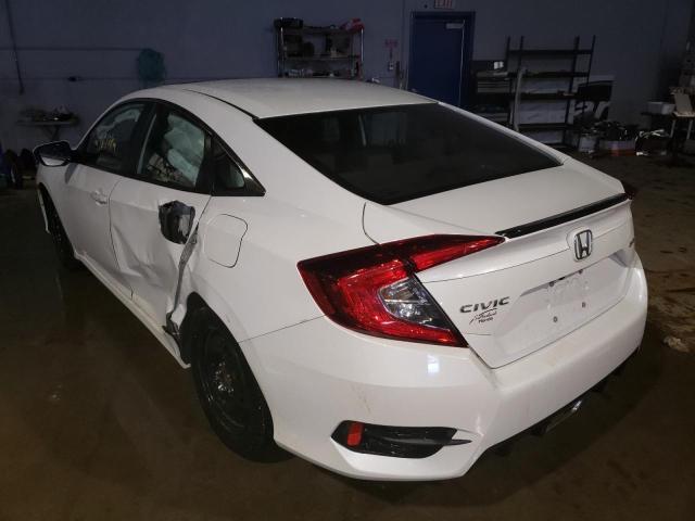 2HGFC2F84LH009876 - 2020 HONDA CIVIC SPOR WHITE photo 3