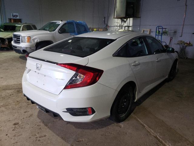 2HGFC2F84LH009876 - 2020 HONDA CIVIC SPOR WHITE photo 4
