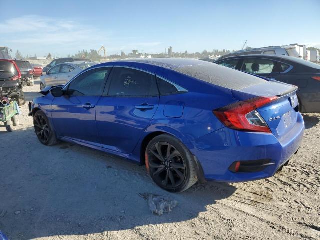 19XFC2F82LE008154 - 2020 HONDA CIVIC SPOR Bleu photo 2