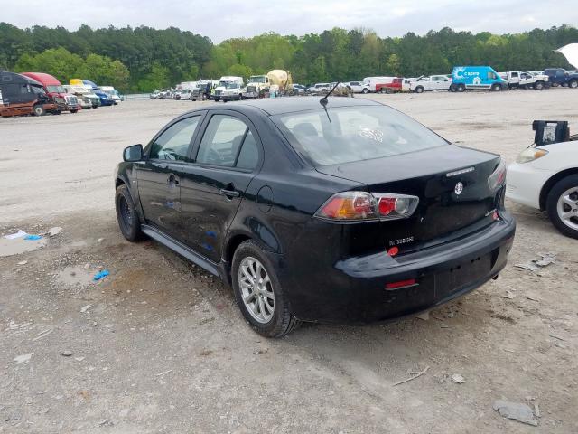 JA32U2FU0AU024021 - 2010 MITSUBISHI LANCER ES/ BLACK photo 3