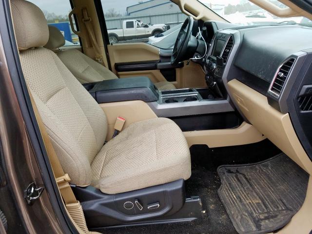 1FTEW1EF2FFA27701 - 2015 FORD F-150 BROWN photo 5