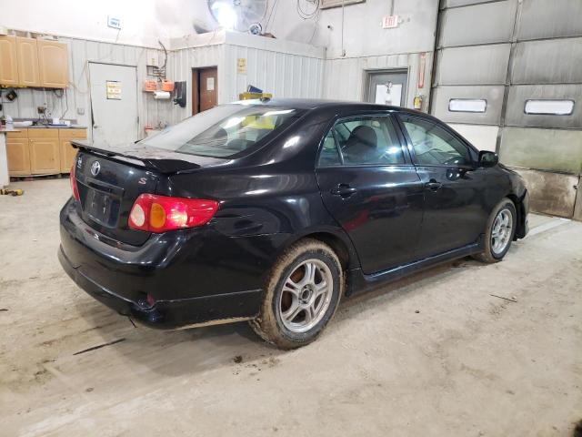 2T1BU4EE7AC456223 - 2010 TOYOTA COROLLA BA BLACK photo 3