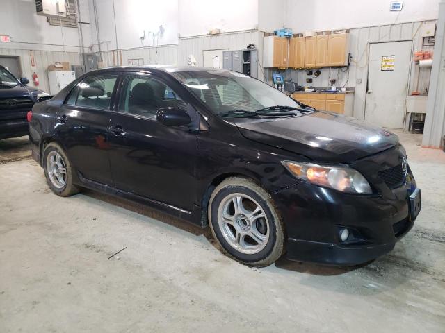 2T1BU4EE7AC456223 - 2010 TOYOTA COROLLA BA BLACK photo 4