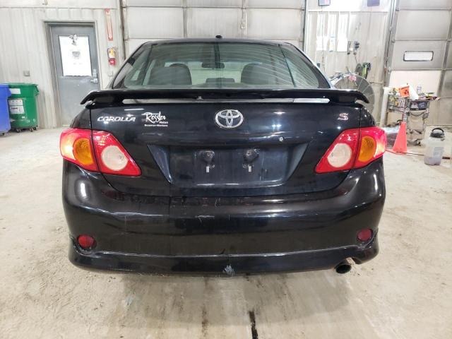 2T1BU4EE7AC456223 - 2010 TOYOTA COROLLA BA BLACK photo 6