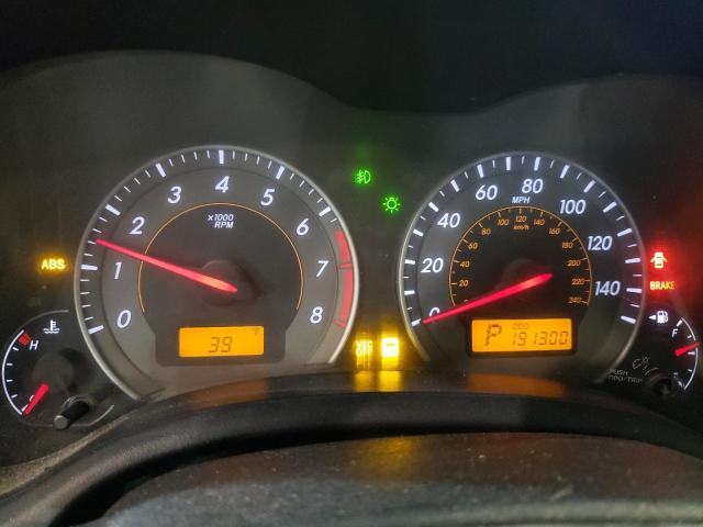 2T1BU4EE7AC456223 - 2010 TOYOTA COROLLA BA BLACK photo 9