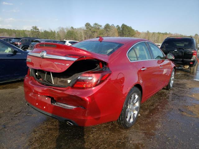 2G4GR5GX4E9236681 - 2014 BUICK REGAL PREM RED photo 4