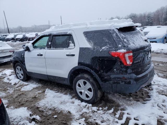 1FM5K8AR9HGA04414 - 2017 FORD EXPLORER P TWO TONE photo 2