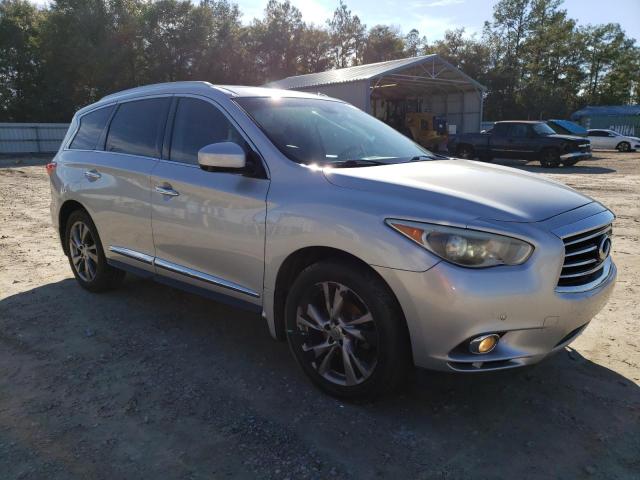 5N1AL0MN1DC314032 - 2013 INFINITI JX35 SILVER photo 4