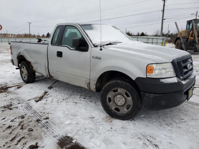 1FTRF12277KC10491 - 2007 FORD F150 SILVER photo 4