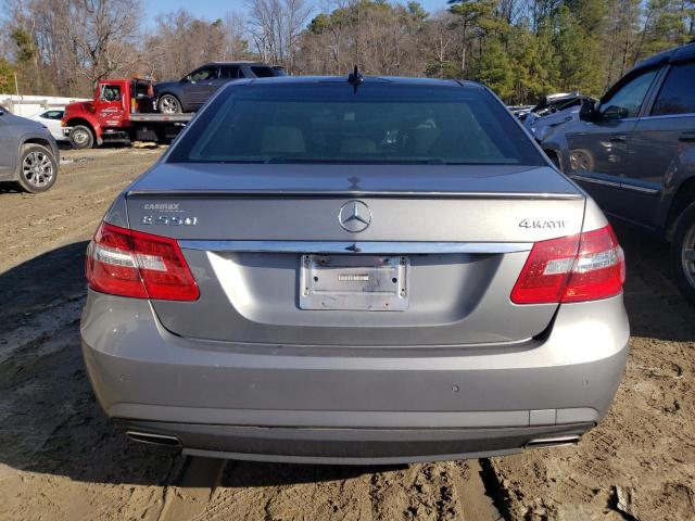 WDDHF9AB6BA407118 - 2011 MERCEDES-BENZ E 550 4MAT GRAY photo 6