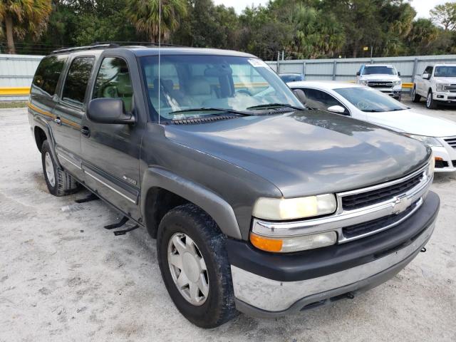 3GNEC16T3YG210370 - 2000 CHEVROLET SUBURBAN C GRAY photo 1