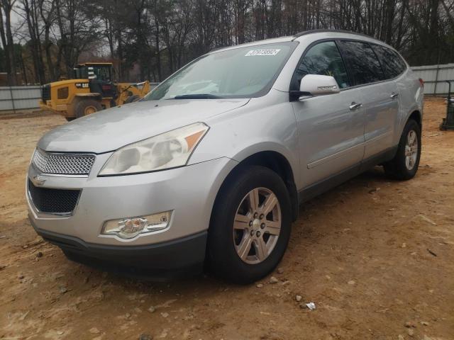 1GNKRGEDXBJ167411 - 2011 CHEVROLET TRAVERSE SILVER photo 2