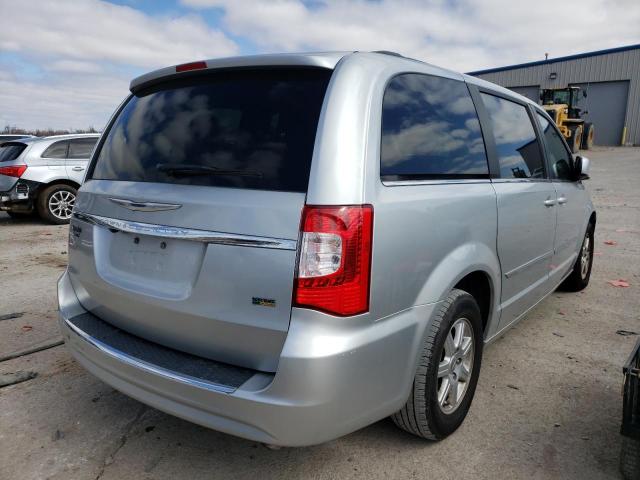 2C4RC1BG1CR351170 - 2012 CHRYSLER TOWN AND C SILVER photo 4