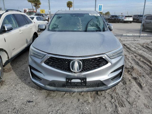 5J8TC1H7XKL021789 - 2019 ACURA RDX ADVANC SILVER photo 5