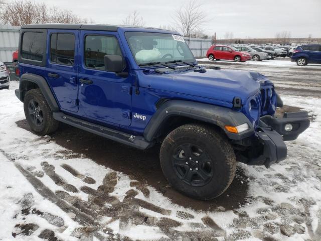 1C4HJXDG3KW629607 - 2019 JEEP WRANGLER U ლურჯი ფოტო 4