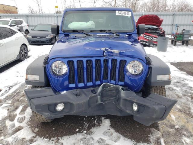 1C4HJXDG3KW629607 - 2019 JEEP WRANGLER U BLUE photo 5