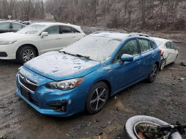 4S3GTAD68K3743596 - 2019 SUBARU IMPREZA PR BLUE photo 1