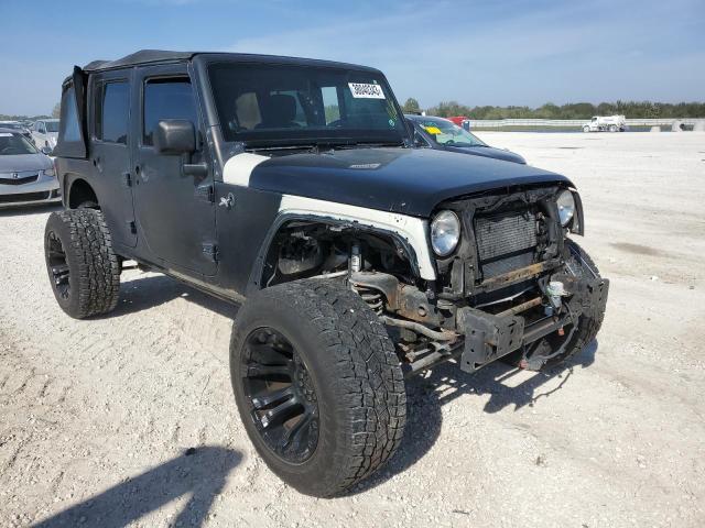 1C4BJWEG5DL568294 - 2013 JEEP WRANGLER U BLACK photo 4