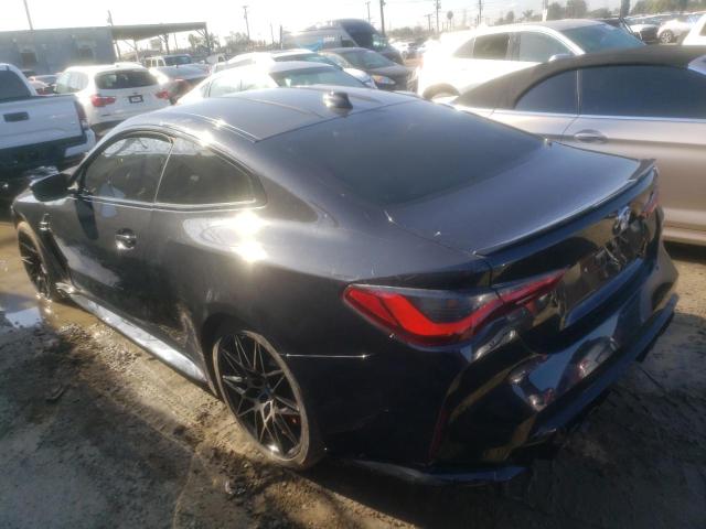 WBS33AZ05MCG55199 - 2021 BMW M4 COMPETI BLACK photo 2