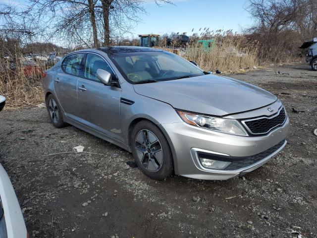 KNAGM4ADXD5049739 - 2013 KIA OPTIMA HYB SILVER photo 4