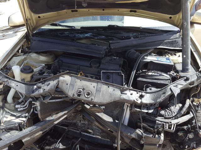 KNADE223696460972 - 2009 KIA RIO BASE GOLD photo 7