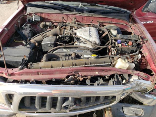 5TEWN72N83Z198408 - 2003 TOYOTA TACOMA XTR RED photo 11