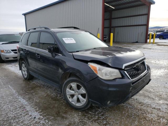 JF2SJAPCXEH525508 - 2014 SUBARU FORESTER 2 GRAY photo 4