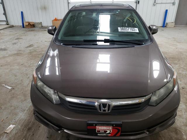 2HGFB2F9XCH526983 - 2012 HONDA CIVIC EXL Qəhvəyi foto 9