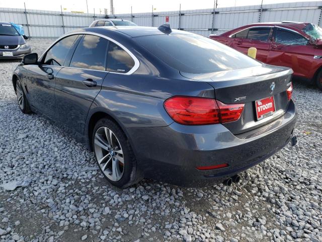 WBA4C9C5XGG138244 - 2016 BMW 428 XI GRA GRAY photo 3