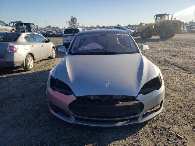 5YJSA1DP5DFP20985 - 2013 TESLA MODEL S Արծաթագույն լուսանկար 5