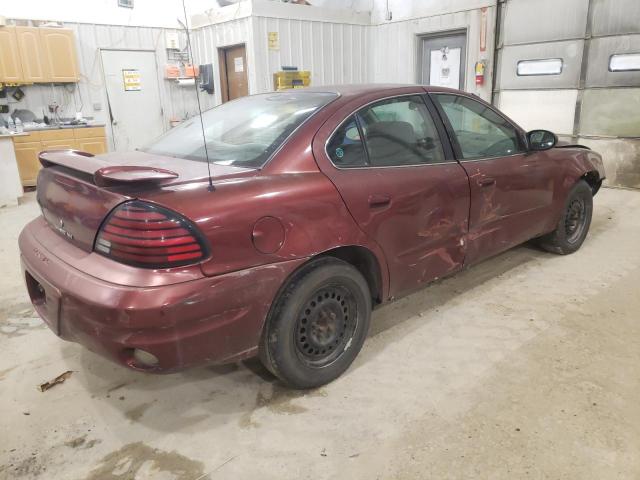 1G2NE52F63C307962 - 2003 PONTIAC GRAND AM S MAROON photo 3