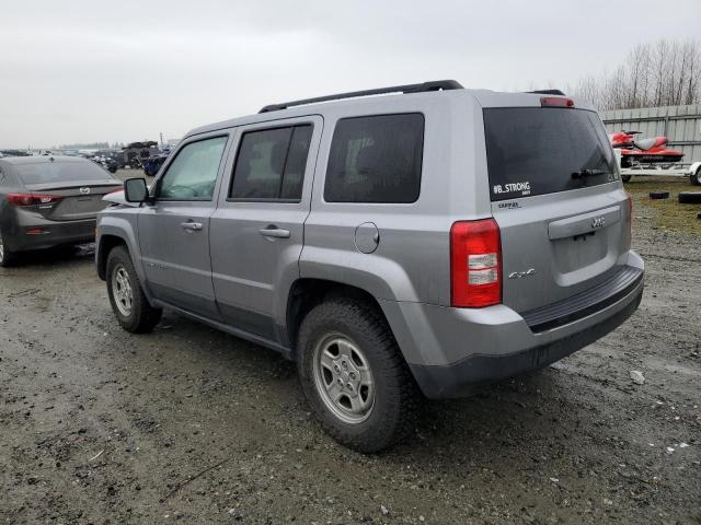 1C4NJRBB1FD268840 - 2015 JEEP PATRIOT SP GRAY photo 2