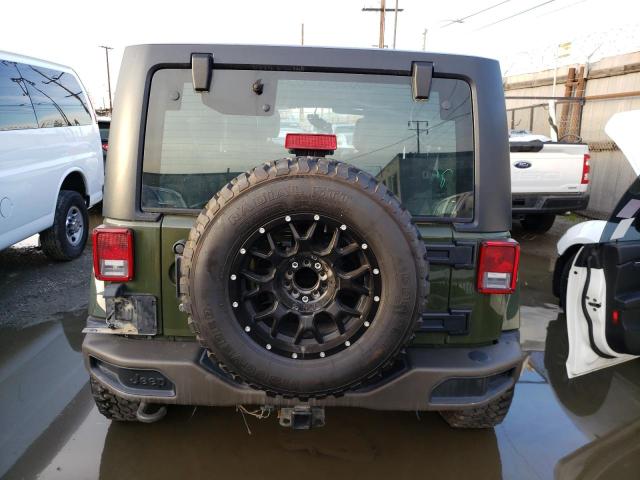1C4BJWEG6GL233775 - 2016 JEEP WRANGLER U GREEN photo 6