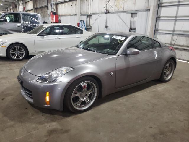 JN1BZ34D88M701261 - 2008 NISSAN 350Z COUPE GRAY photo 1