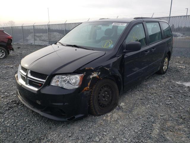 2C4RDGBG4DR545189 - 2013 DODGE GRAND CARA BLACK photo 2