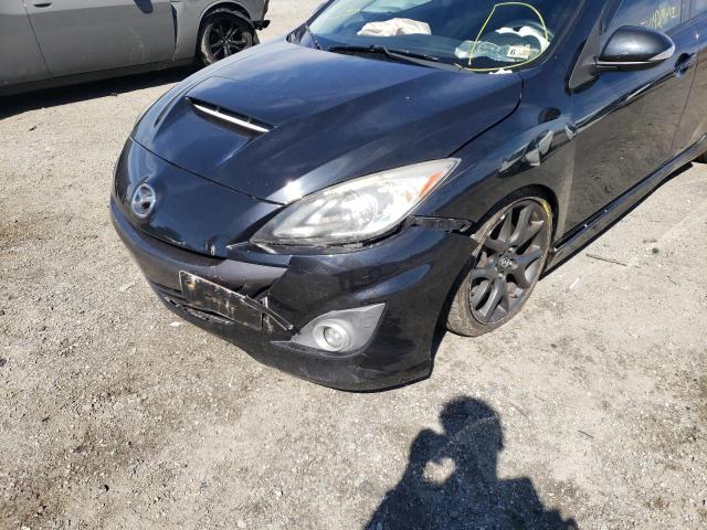 JM1BL1L46D1831300 - 2013 MAZDA SPEED 3 BLACK photo 9