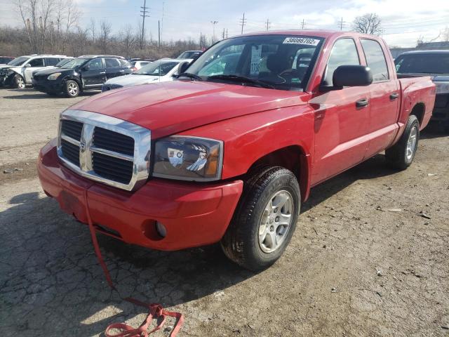 1D7HW48N56S593091 - 2006 DODGE DAKOTA QUA RED photo 2