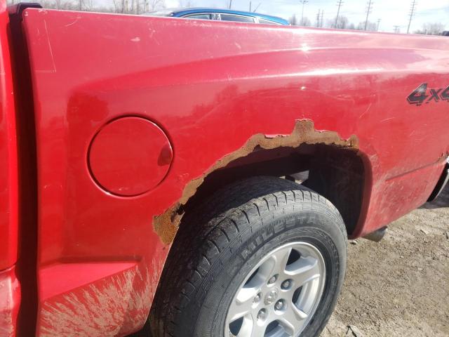 1D7HW48N56S593091 - 2006 DODGE DAKOTA QUA RED photo 9