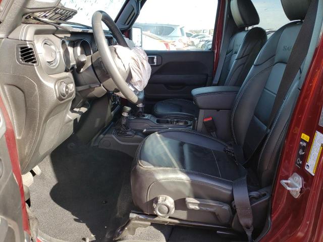 1C4HJXEN6MW718362 - 2021 JEEP WRANGLER U BURGUNDY photo 7