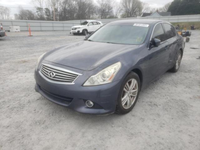 JN1DV6AP3BM601872 - 2011 INFINITI G25 BASE BLUE photo 2