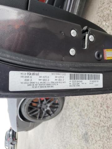 2C3CDZFJ3GH164682 - 2016 DODGE CHALLENGER GRAY photo 10