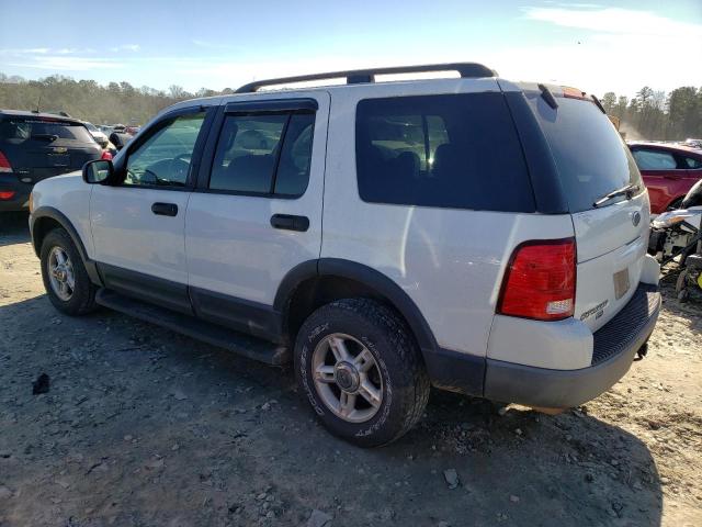 1FMZU63K33UB23599 - 2003 FORD EXPLORER X WHITE photo 2