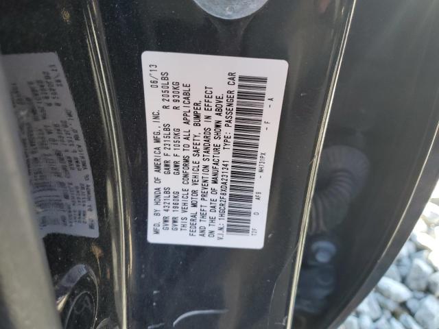 1HGCR2F8XDA231341 - 2013 HONDA ACCORD EXL BLACK photo 13