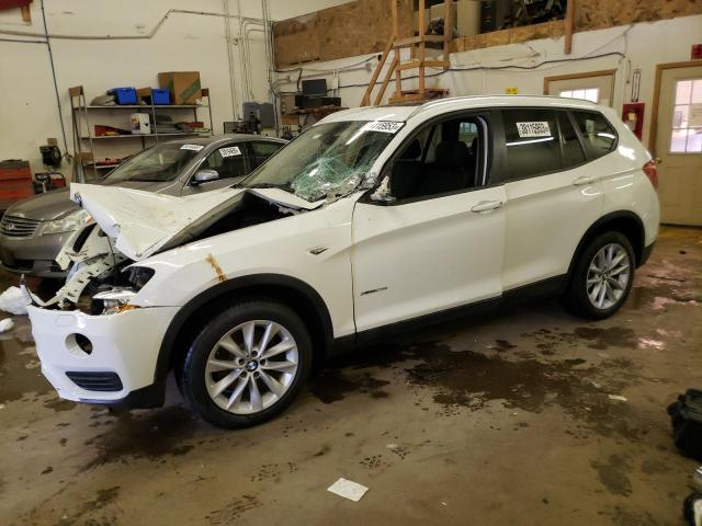 5UXWX9C58G0D82954 - 2016 BMW X3 XDRIVE2 WHITE photo 1