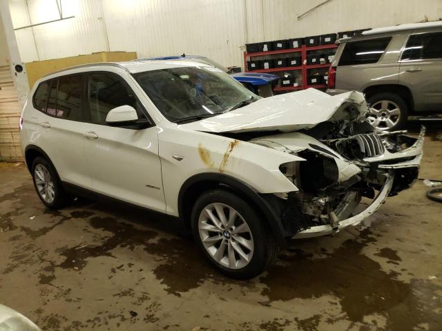 5UXWX9C58G0D82954 - 2016 BMW X3 XDRIVE2 WHITE photo 4